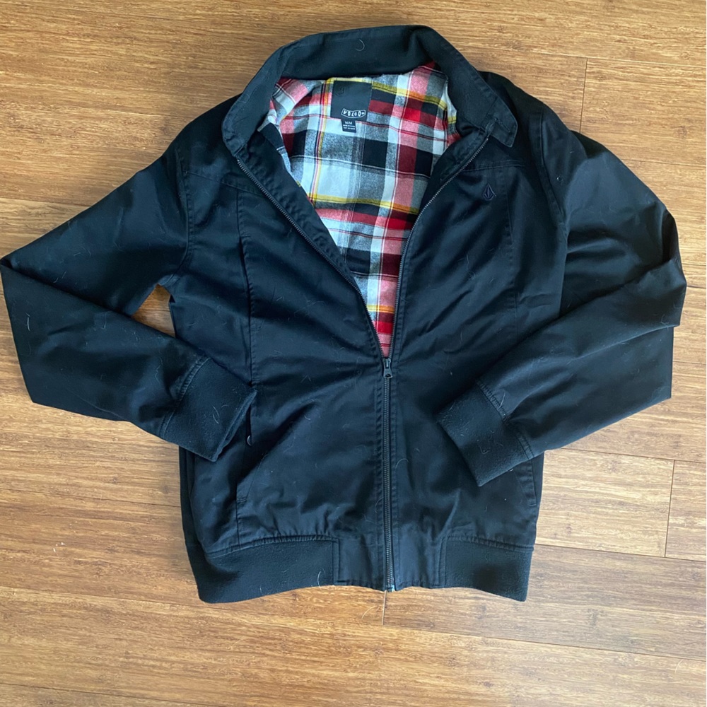 Black Volcom Jacket
